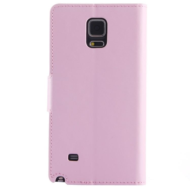 Split Leather Case with Holder & Card Slots for Galaxy Note 4 / N910
