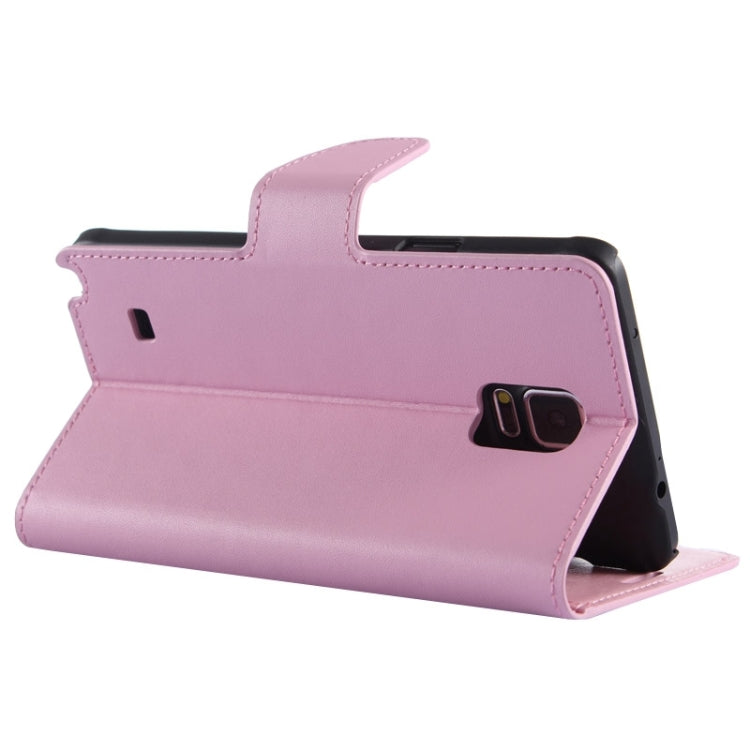 Split Leather Case with Holder & Card Slots for Galaxy Note 4 / N910