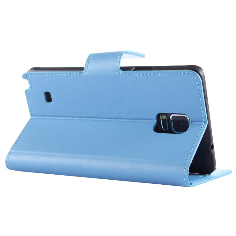 Split Leather Case with Holder & Card Slots for Galaxy Note 4 / N910