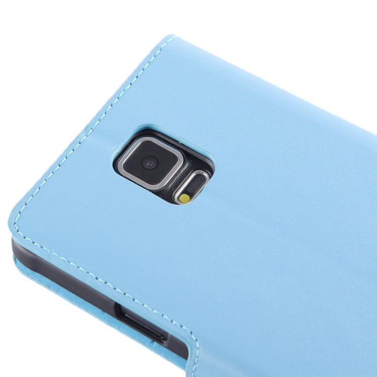 Split Leather Case with Holder & Card Slots for Galaxy Note 4 / N910