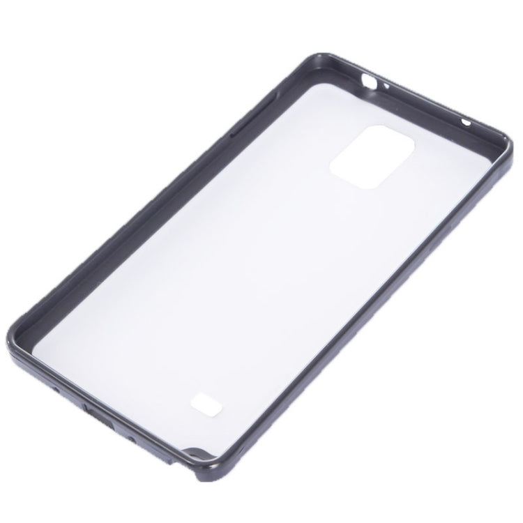 TPU + Transparent Frosted PC Protective Case for Galaxy Note 4 / N910