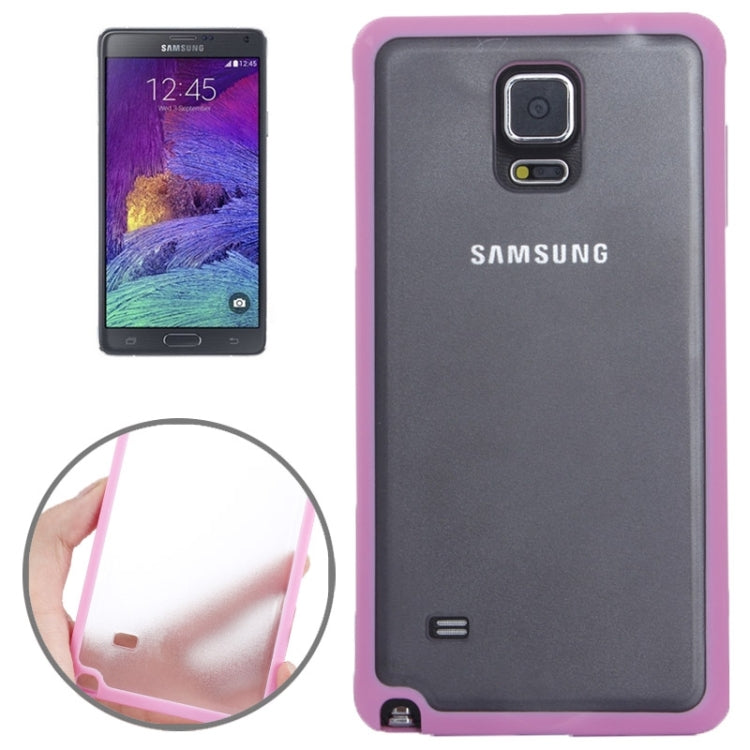 TPU + Transparent Frosted PC Protective Case for Galaxy Note 4 / N910