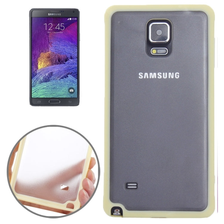TPU + Transparent Frosted PC Protective Case for Galaxy Note 4 / N910