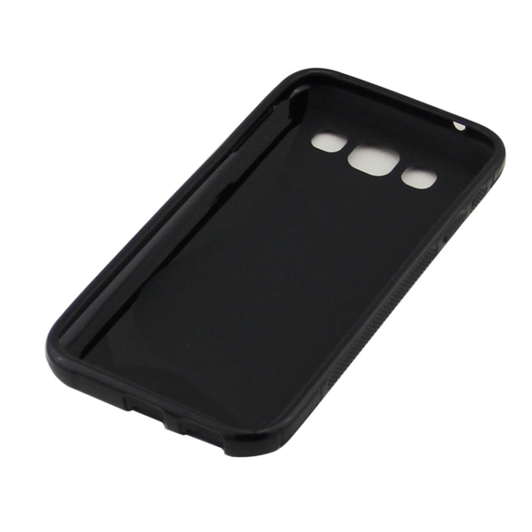 S Line Anti-slip Frosted TPU Protective Case for Galaxy E5 / E500F