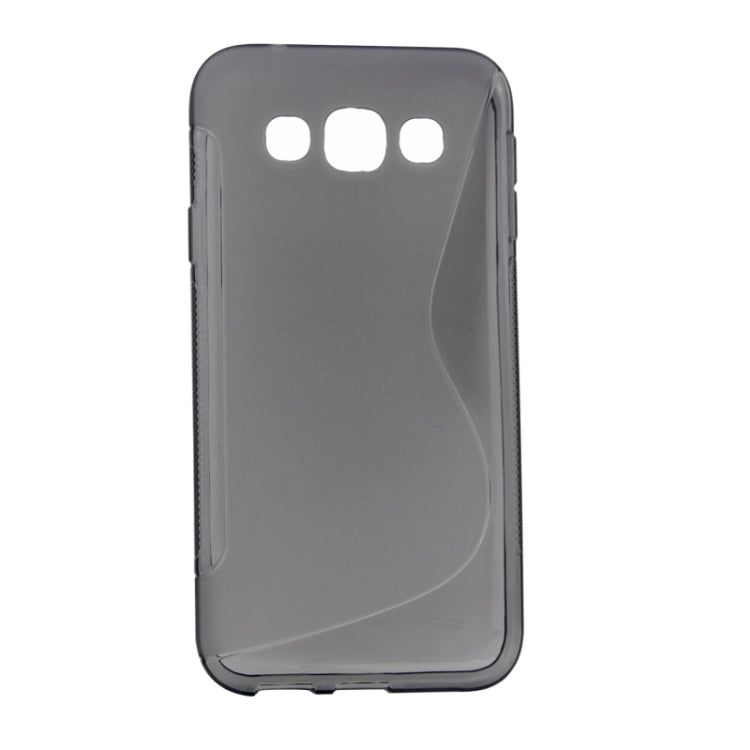 S Line Anti-slip Frosted TPU Protective Case for Galaxy E5 / E500F