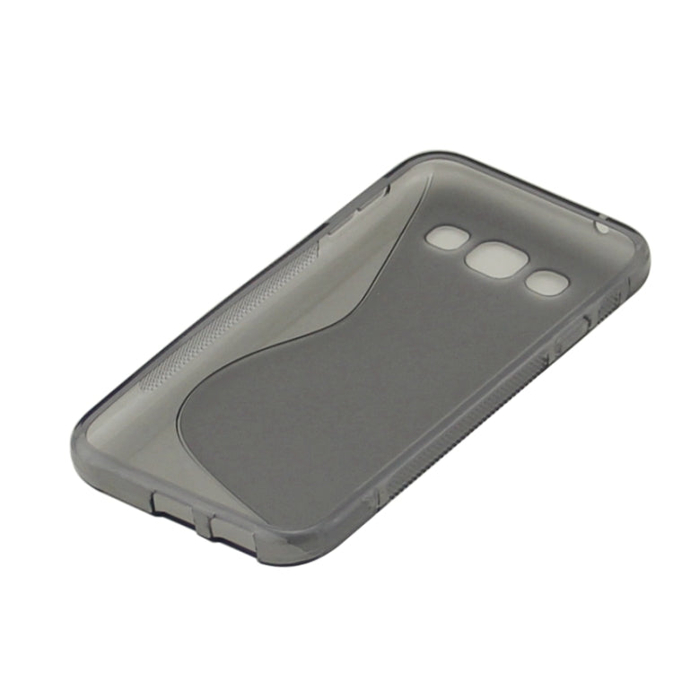 S Line Anti-slip Frosted TPU Protective Case for Galaxy E5 / E500F