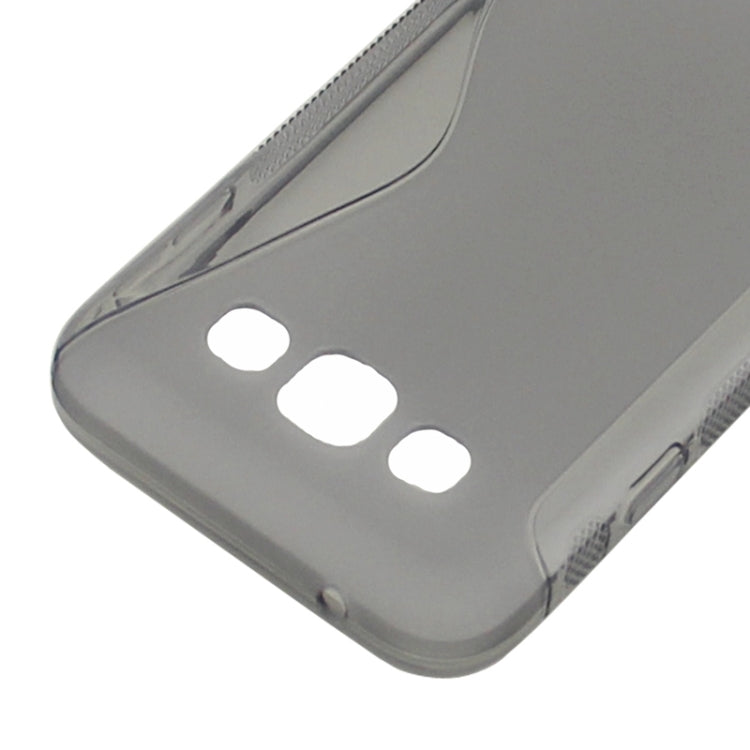 S Line Anti-slip Frosted TPU Protective Case for Galaxy E5 / E500F