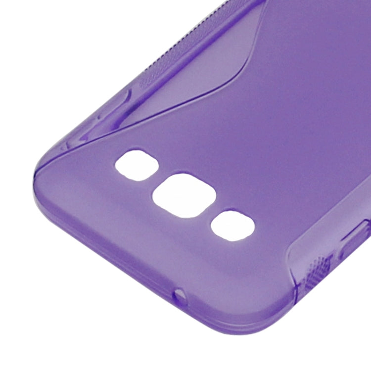 S Line Anti-slip Frosted TPU Protective Case for Galaxy E5 / E500F