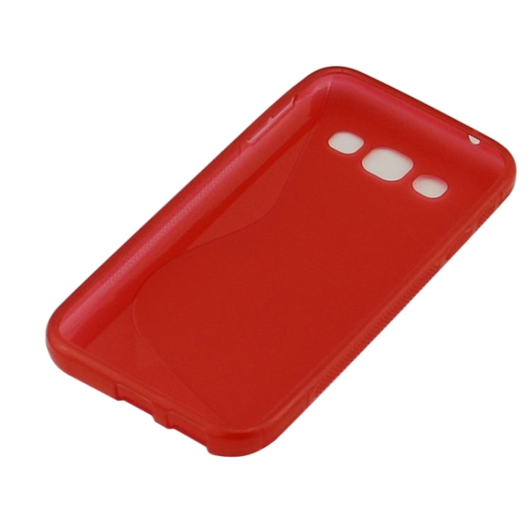 S Line Anti-slip Frosted TPU Protective Case for Galaxy E5 / E500F