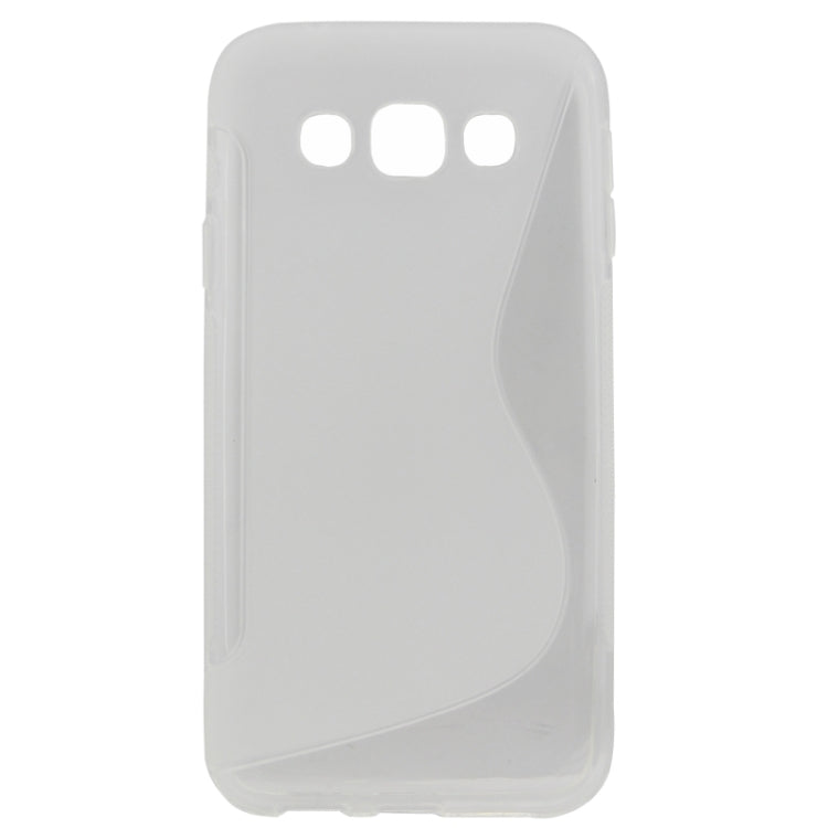 S Line Anti-slip Frosted TPU Protective Case for Galaxy E5 / E500F