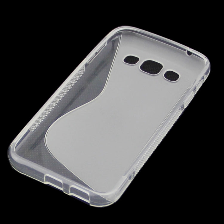 S Line Anti-slip Frosted TPU Protective Case for Galaxy E5 / E500F