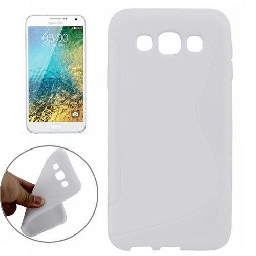 S Line Anti-slip Frosted TPU Protective Case for Galaxy E5 / E500F