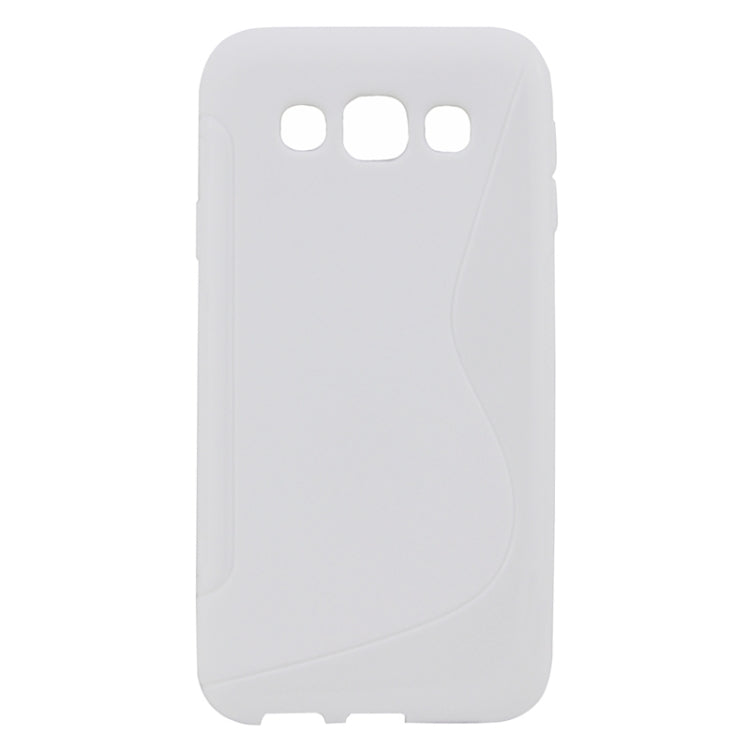 S Line Anti-slip Frosted TPU Protective Case for Galaxy E5 / E500F