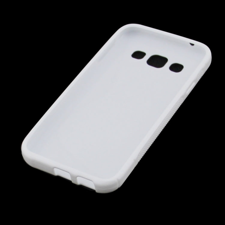 S Line Anti-slip Frosted TPU Protective Case for Galaxy E5 / E500F