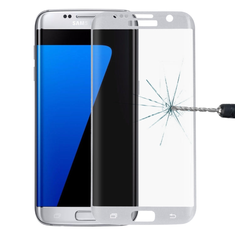 For Galaxy S7 Edge / G935 0.26mm 9H Surface Hardness 3D Explosion-proof Colorized Silk-screen Tempered Glass Full Screen Film