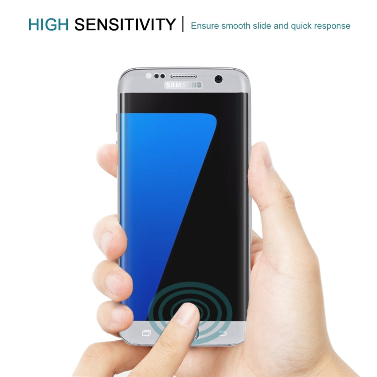 For Galaxy S7 Edge / G935 0.26mm 9H Surface Hardness 3D Explosion-proof Colorized Silk-screen Tempered Glass Full Screen Film