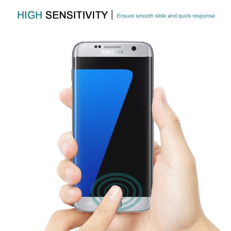 For Galaxy S7 Edge / G935 0.26mm 9H Surface Hardness 3D Explosion-proof Colorized Silk-screen Tempered Glass Full Screen Film