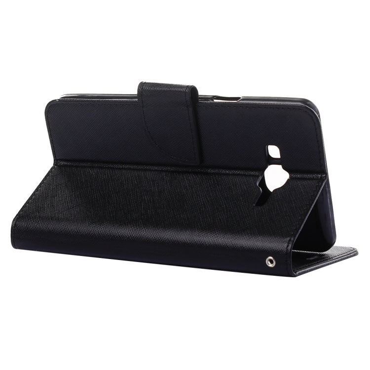 For Galaxy On5 / G550 Cross Texture Horizontal Flip Leather Case with Holder & Card Slots & Wallet