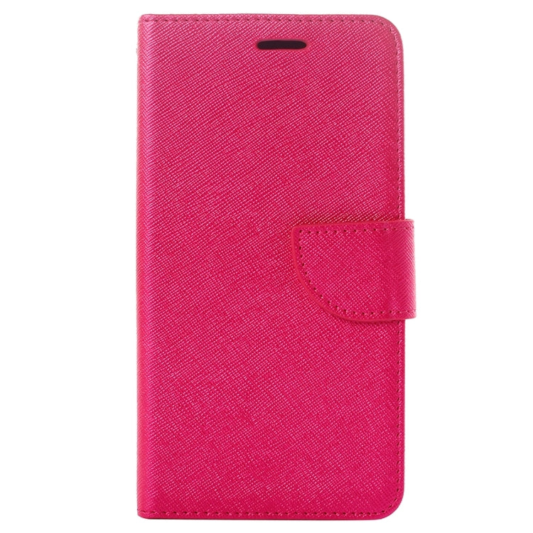 For Galaxy On5 / G550 Cross Texture Horizontal Flip Leather Case with Holder & Card Slots & Wallet