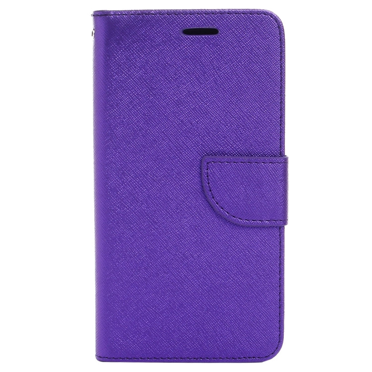 For Galaxy On5 / G550 Cross Texture Horizontal Flip Leather Case with Holder & Card Slots & Wallet