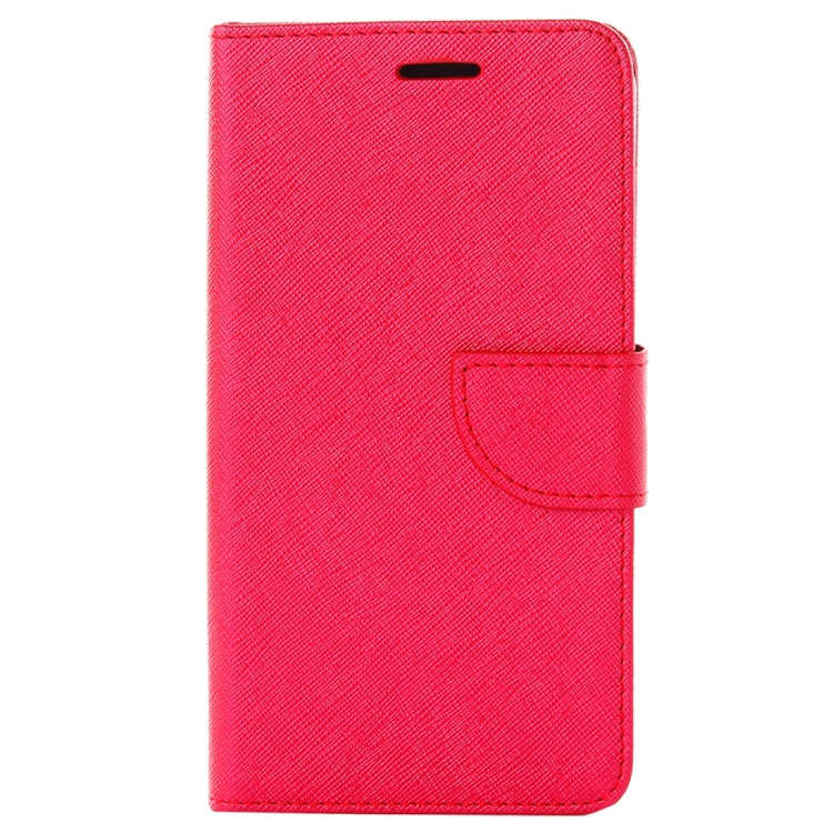 For Galaxy On5 / G550 Cross Texture Horizontal Flip Leather Case with Holder & Card Slots & Wallet
