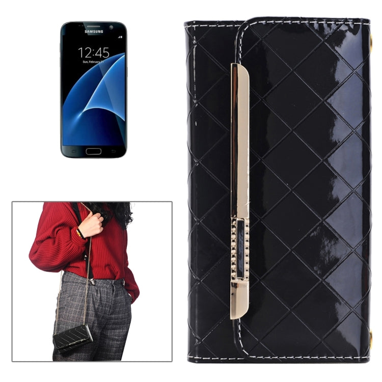 For Galaxy S7/G930 Horizontal Flip Leather Case of Shoulder Bag with Card Slots & Wallet