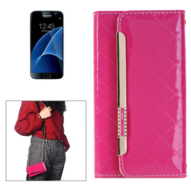 For Galaxy S7/G930 Horizontal Flip Leather Case of Shoulder Bag with Card Slots & Wallet