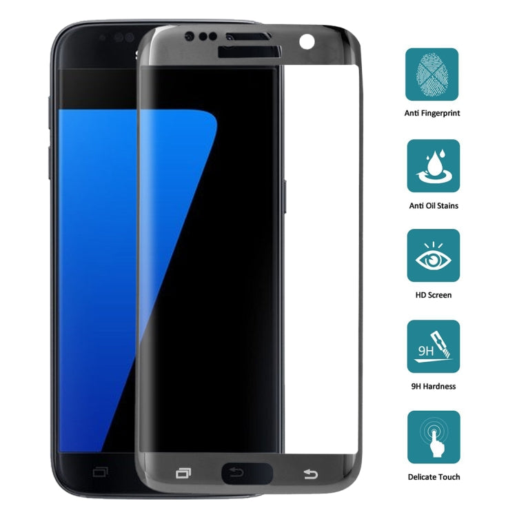 For Galaxy S7 Edge / G935 0.26mm 9H Surface Hardness Explosion-proof Colorized Electroplating Tempered Glass Full Screen Film
