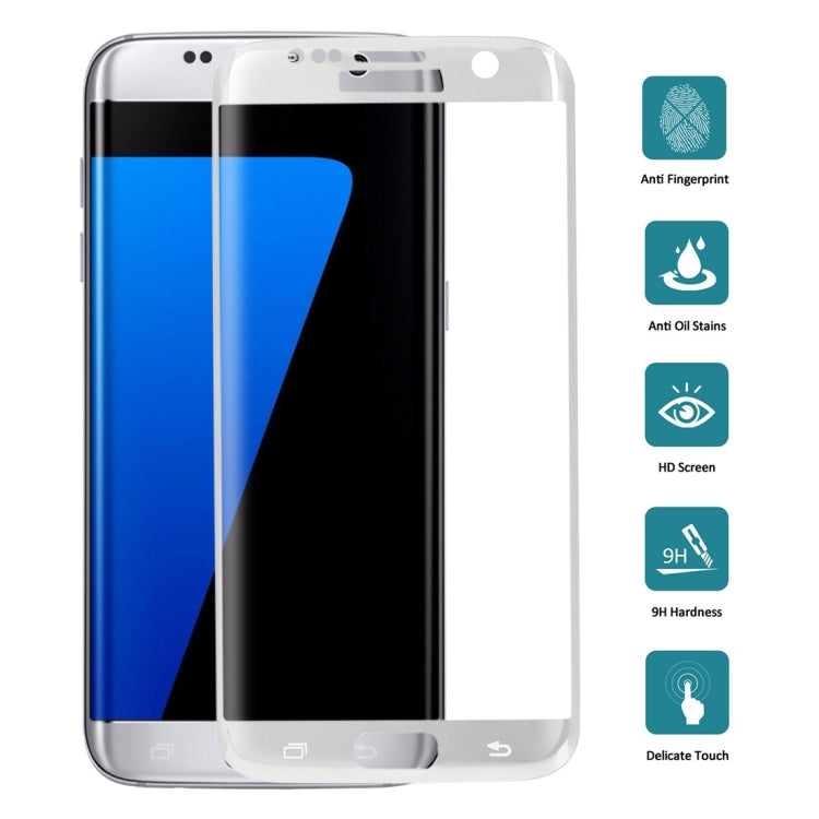 For Galaxy S7 Edge / G935 0.26mm 9H Surface Hardness Explosion-proof Colorized Electroplating Tempered Glass Full Screen Film