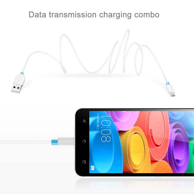 momen High Speed 1M TPE Material Micro USB to USB 2.0 Data Sync Charging Cable for Galaxy S7 Edge / S7 / S6 / S6 Edge / S6 Edge+ / Note 5 Edge, HTC, Sony, Huawei, Xiaomi, Lenovo