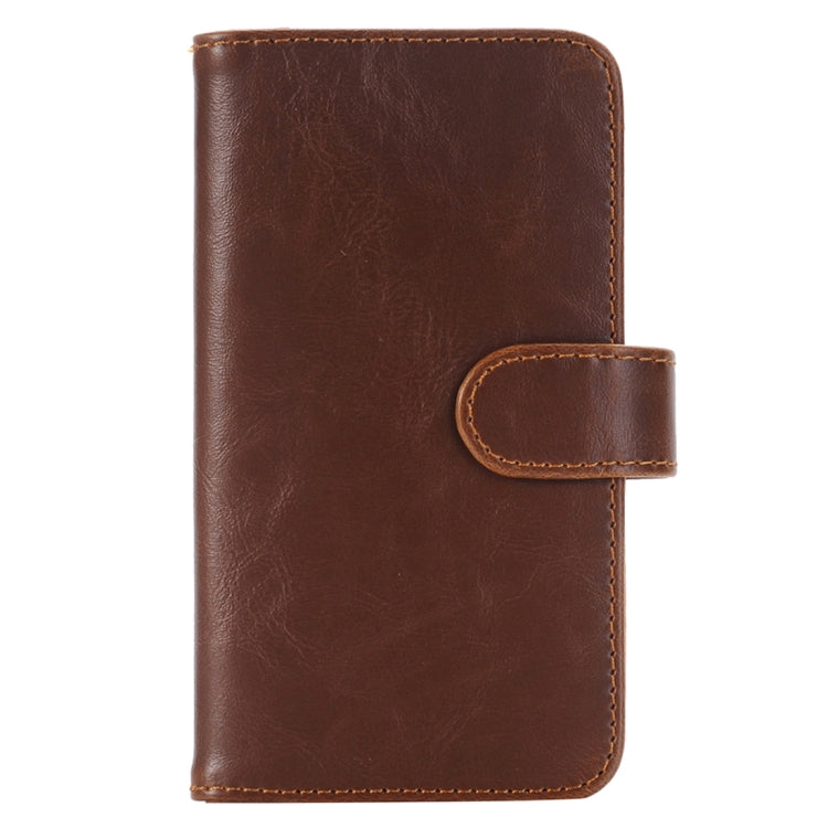 For Galaxy S7/G930 Crazy Horse Texture Horizontal Flip Leather Case with 3 Pages of Card Slots & Wallet & Holder
