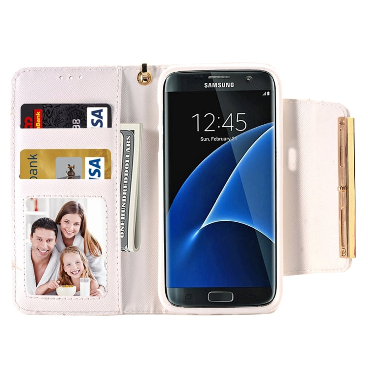 For Galaxy S7/G930 Horizontal Flip Leather Case of Hardware Diamond Handbag with Card Slots & Wallet & Holder