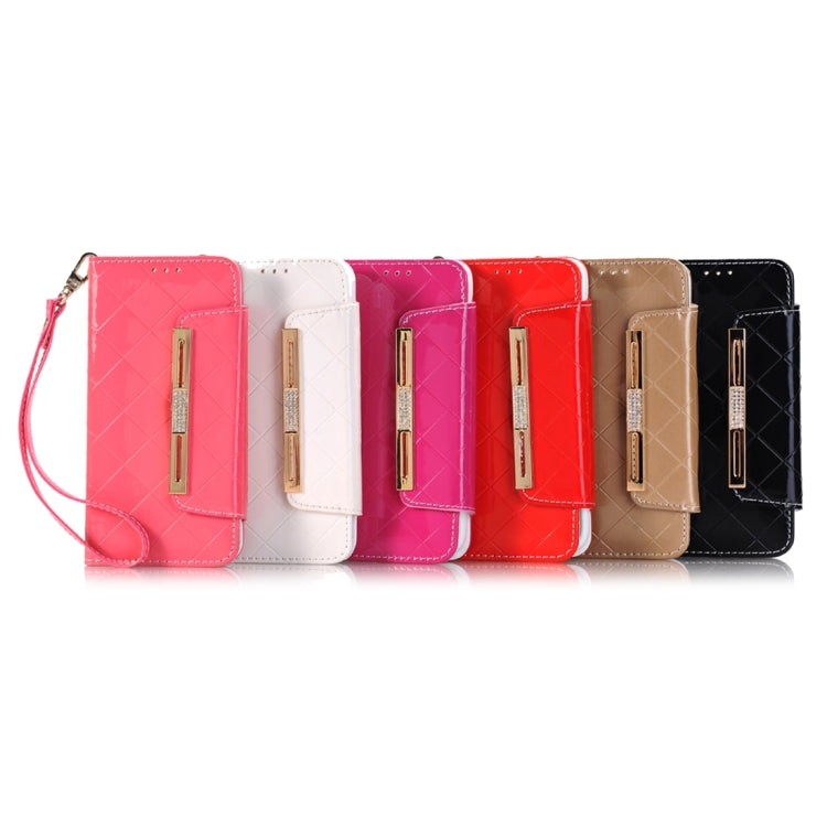 For Galaxy S7/G930 Horizontal Flip Leather Case of Hardware Diamond Handbag with Card Slots & Wallet & Holder