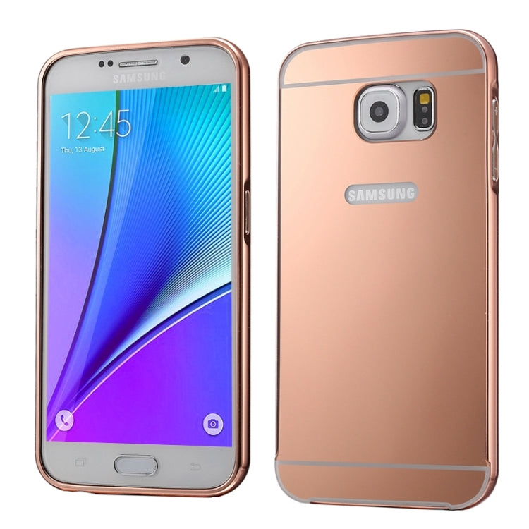 Push-pull Style Metal Plating Bumper Frame + Acrylic Back Cover Combination Case for Galaxy Note 5 / N920