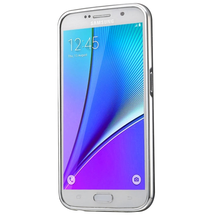Push-pull Style Metal Plating Bumper Frame + Acrylic Back Cover Combination Case for Galaxy Note 5 / N920