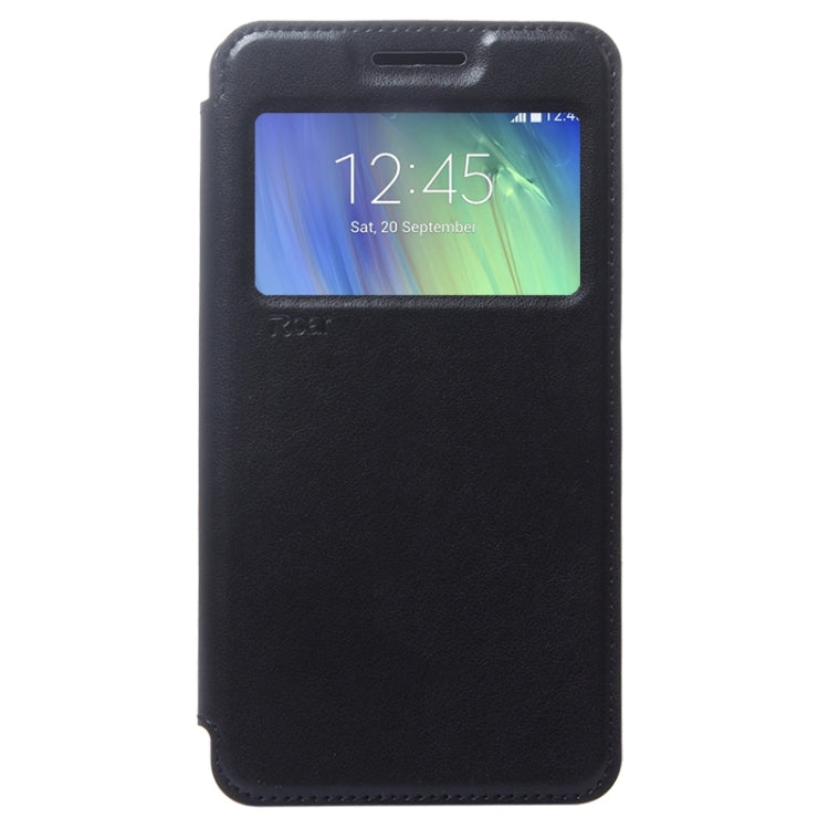 Crazy Horse Texture Horizontal Flip Leather Case with Card Slots & Call Display ID & Holder for Galaxy A7