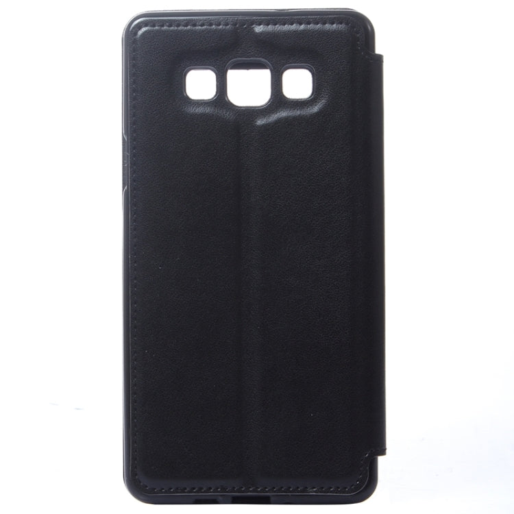 Crazy Horse Texture Horizontal Flip Leather Case with Card Slots & Call Display ID & Holder for Galaxy A7