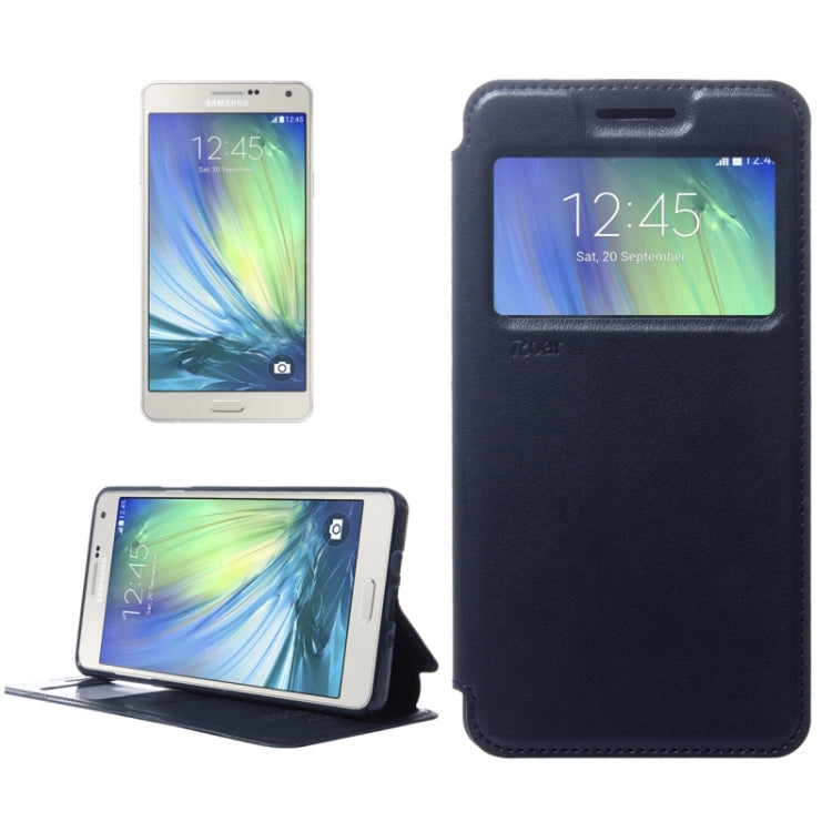 Crazy Horse Texture Horizontal Flip Leather Case with Card Slots & Call Display ID & Holder for Galaxy A7