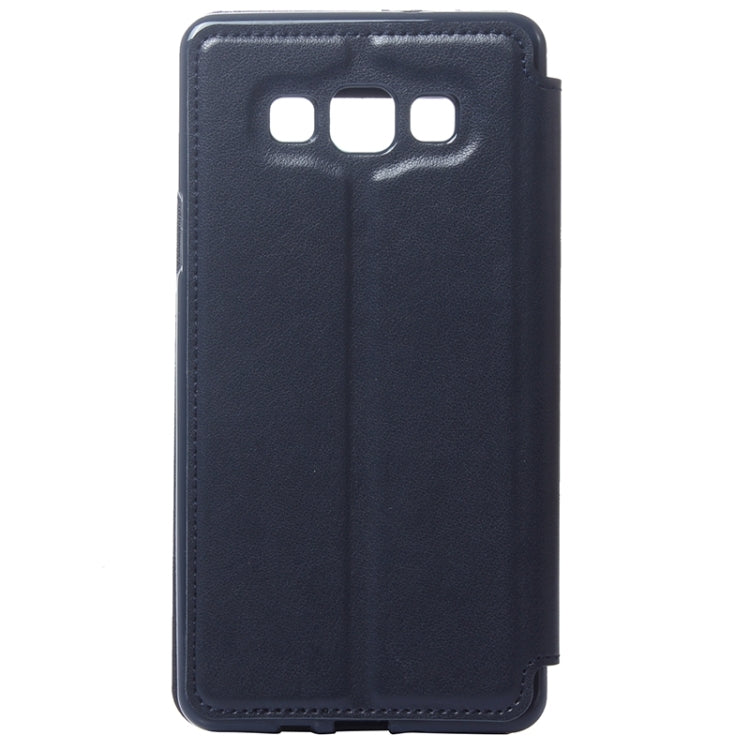 Crazy Horse Texture Horizontal Flip Leather Case with Card Slots & Call Display ID & Holder for Galaxy A7