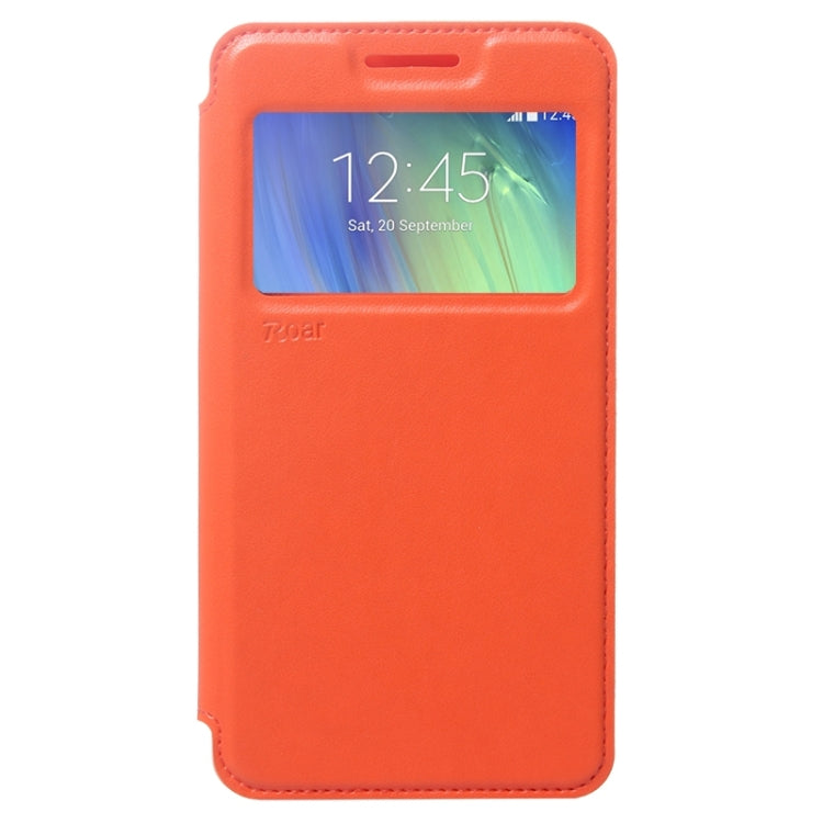Crazy Horse Texture Horizontal Flip Leather Case with Card Slots & Call Display ID & Holder for Galaxy A7