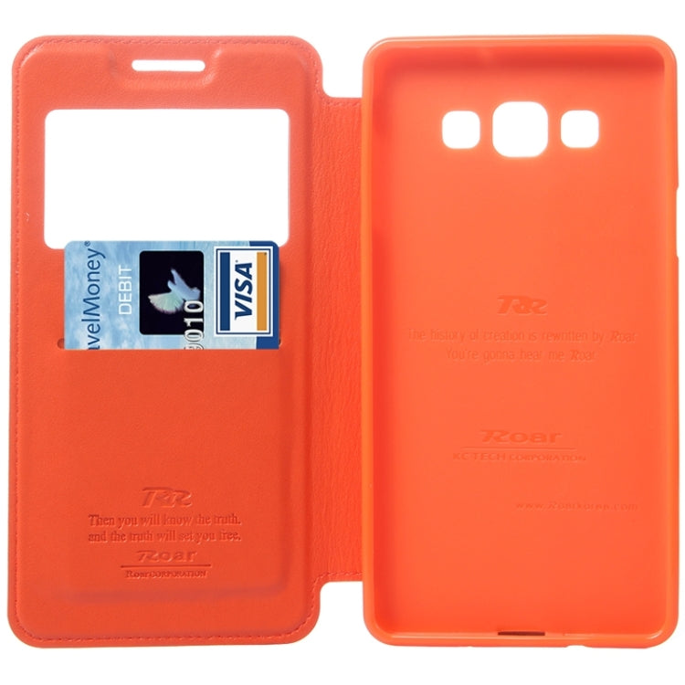 Crazy Horse Texture Horizontal Flip Leather Case with Card Slots & Call Display ID & Holder for Galaxy A7
