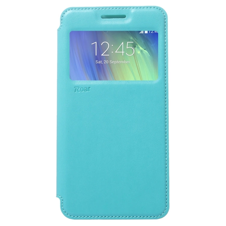 Crazy Horse Texture Horizontal Flip Leather Case with Card Slots & Call Display ID & Holder for Galaxy A7
