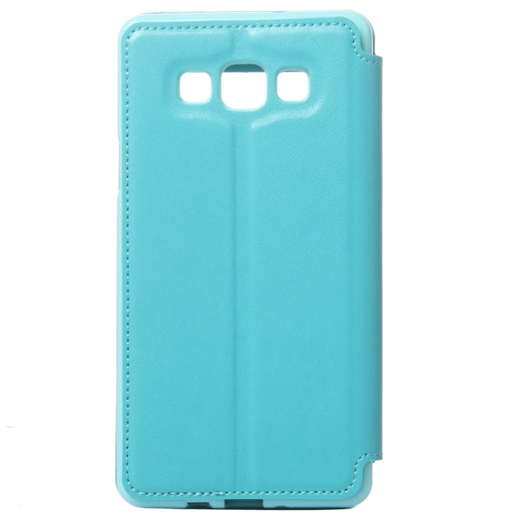 Crazy Horse Texture Horizontal Flip Leather Case with Card Slots & Call Display ID & Holder for Galaxy A7