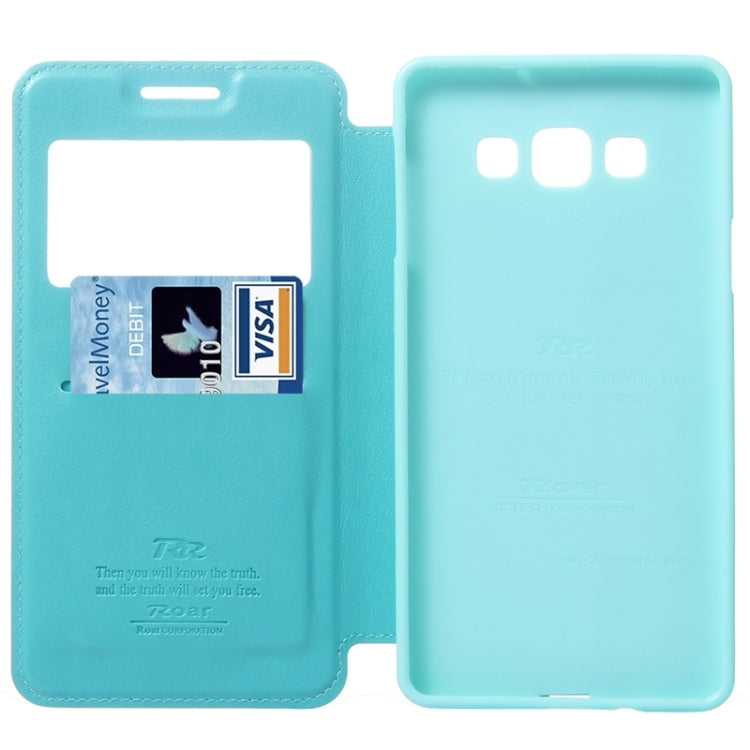 Crazy Horse Texture Horizontal Flip Leather Case with Card Slots & Call Display ID & Holder for Galaxy A7