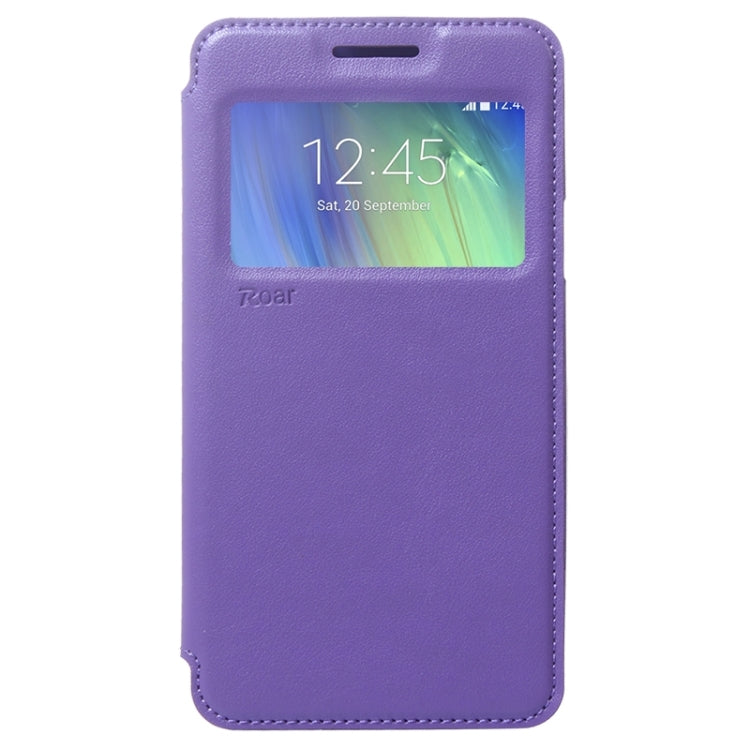 Crazy Horse Texture Horizontal Flip Leather Case with Card Slots & Call Display ID & Holder for Galaxy A7