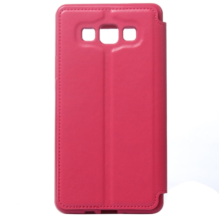 Crazy Horse Texture Horizontal Flip Leather Case with Card Slots & Call Display ID & Holder for Galaxy A7