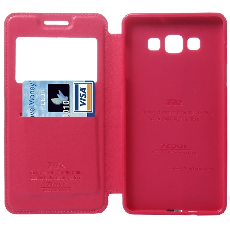Crazy Horse Texture Horizontal Flip Leather Case with Card Slots & Call Display ID & Holder for Galaxy A7