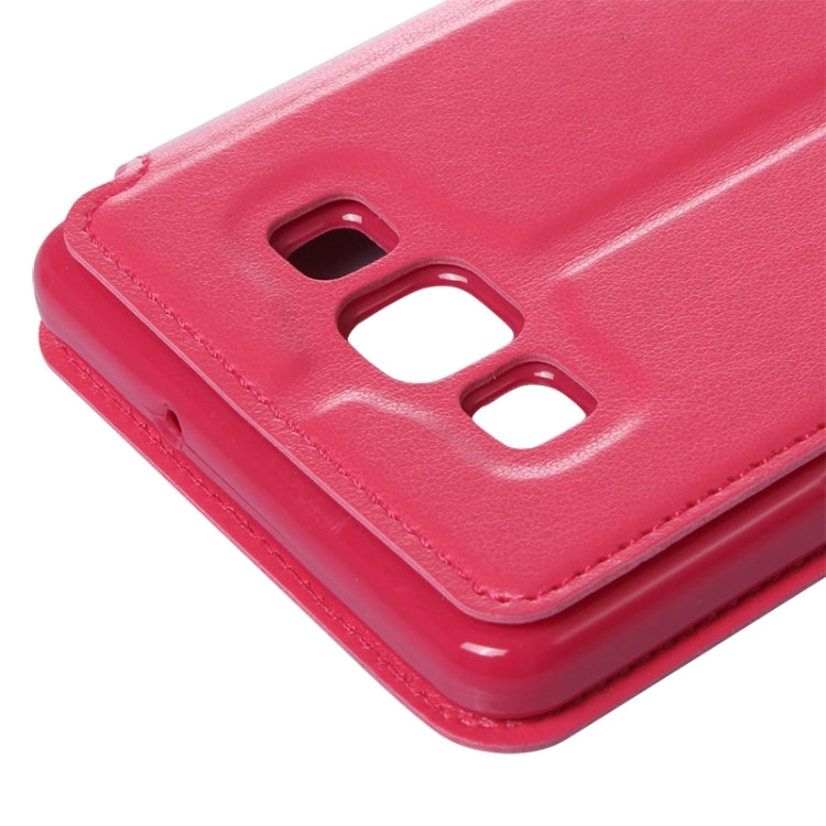 Crazy Horse Texture Horizontal Flip Leather Case with Card Slots & Call Display ID & Holder for Galaxy A7
