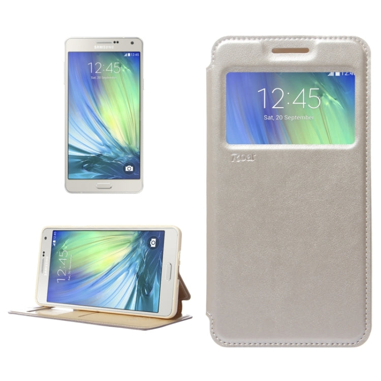 Crazy Horse Texture Horizontal Flip Leather Case with Card Slots & Call Display ID & Holder for Galaxy A7