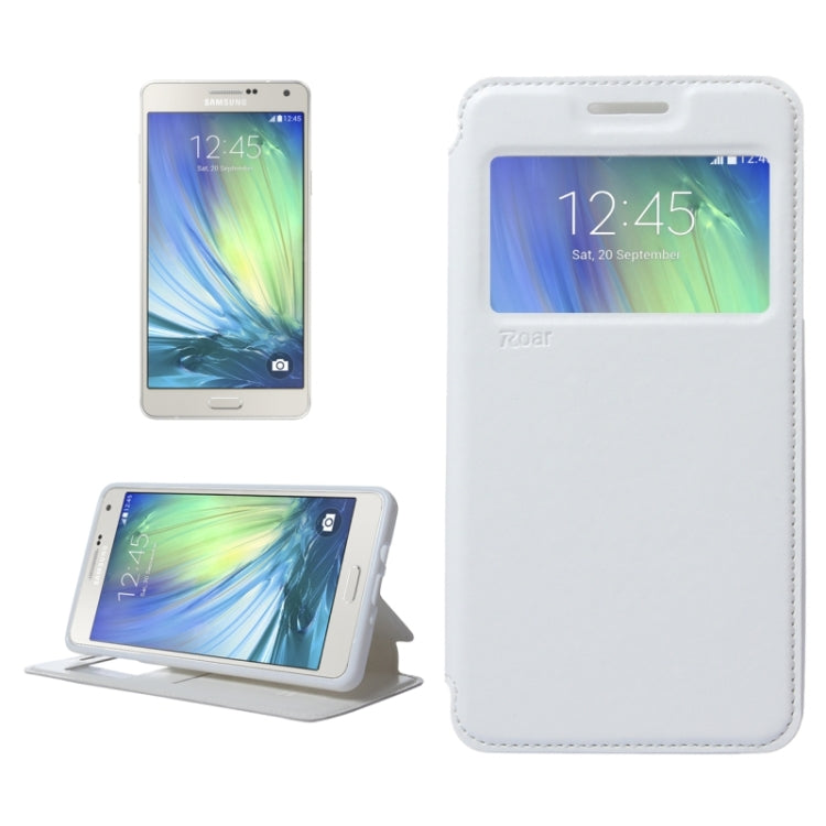 Crazy Horse Texture Horizontal Flip Leather Case with Card Slots & Call Display ID & Holder for Galaxy A7